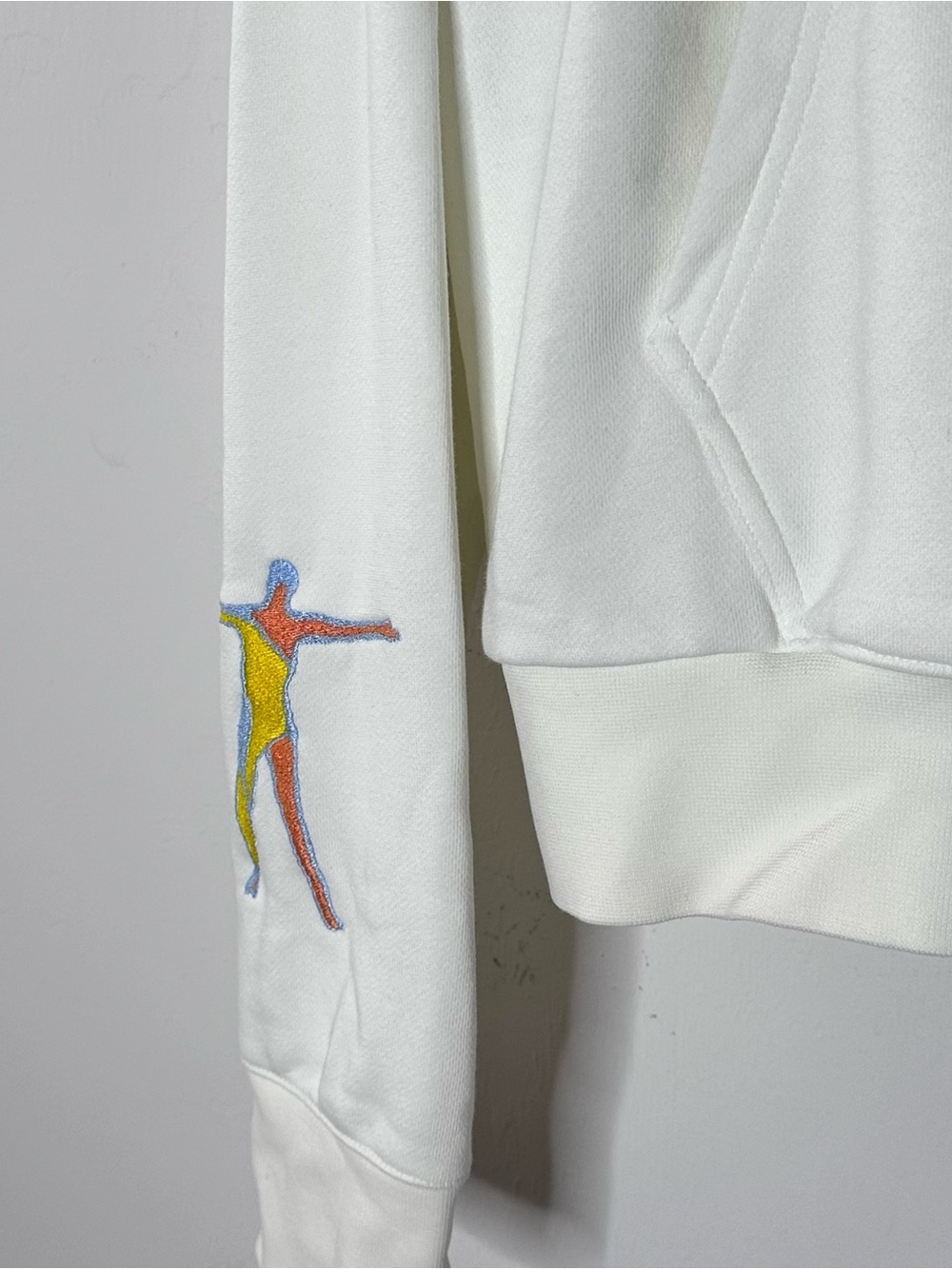 New! Adidas Originals "Love Unites" unisex hoodie in off-white L - Picture 7 of 9